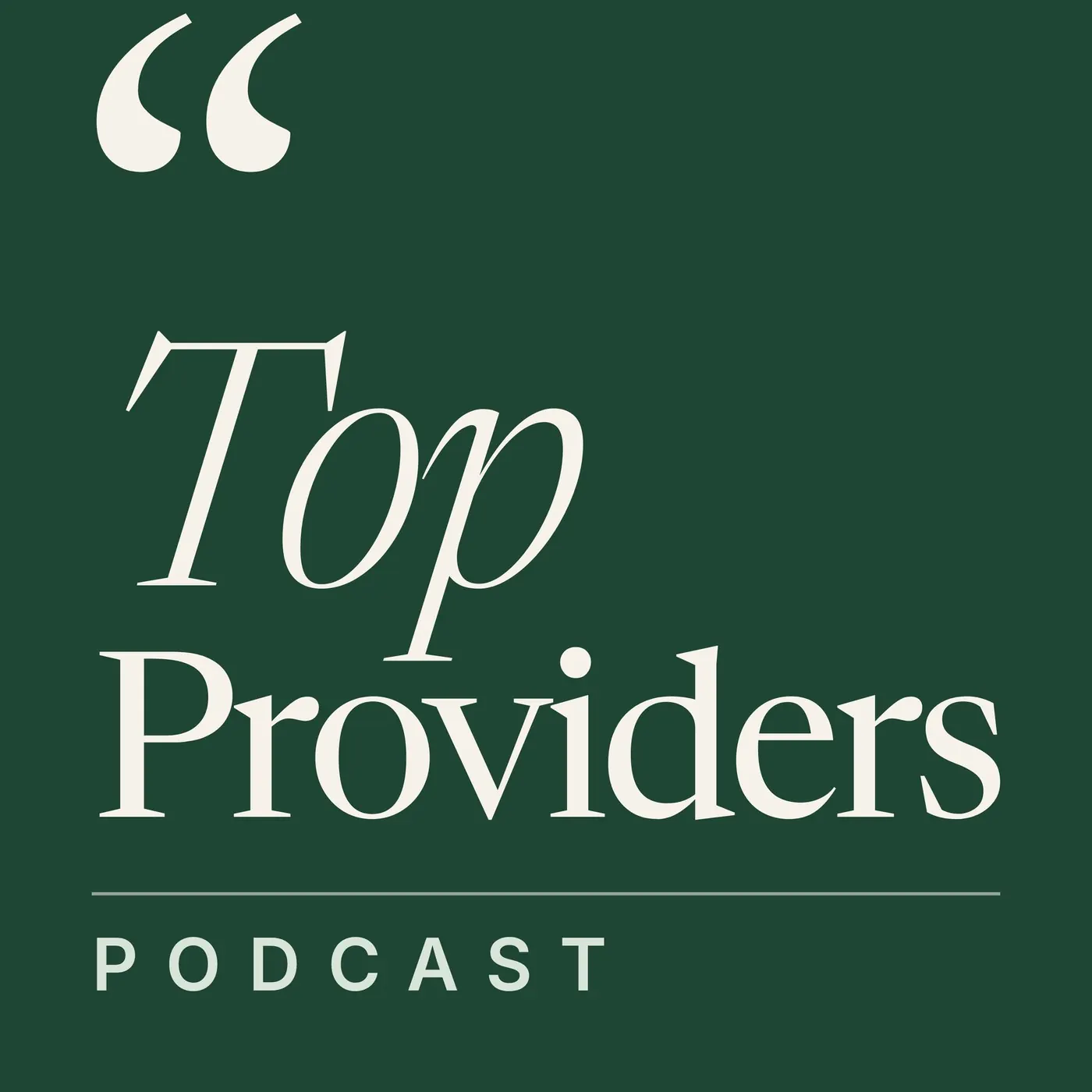 Top Providers Podcast cover