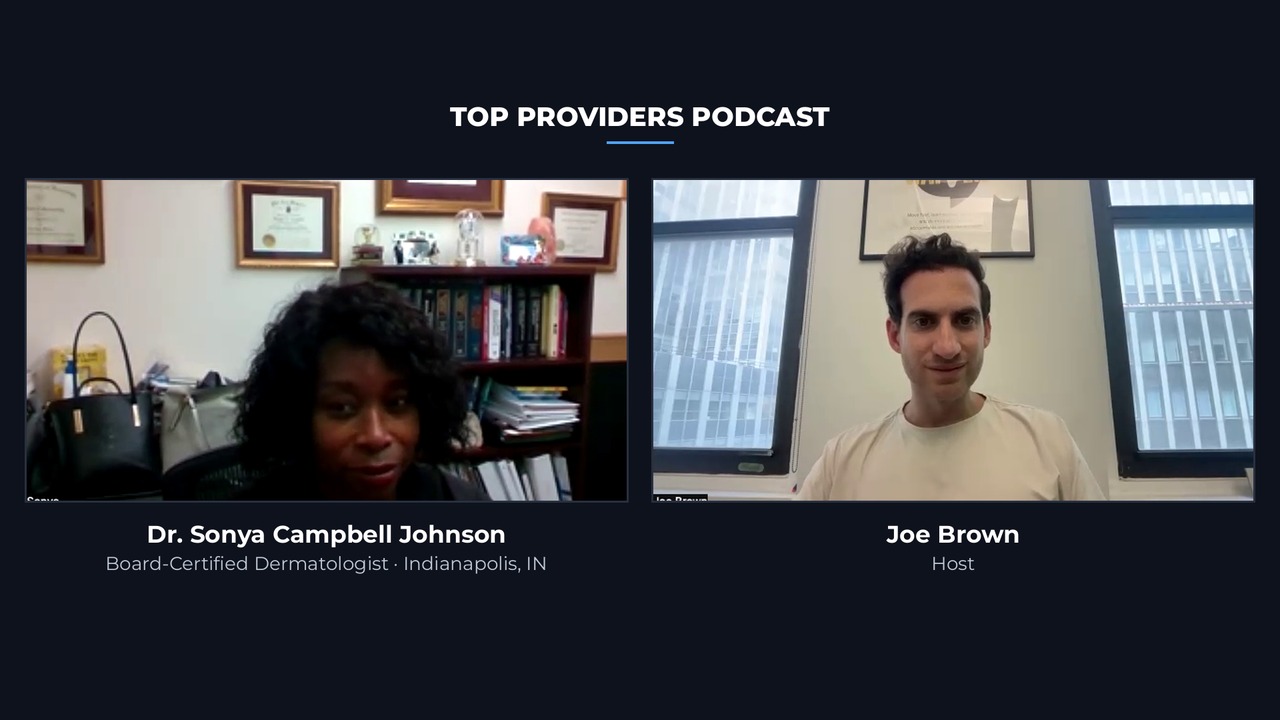 What to Look for in a Dermatologist: Dark Spots, Hair Loss & Adult Acne, with Dr. Sonya Campbell Johnson, MD