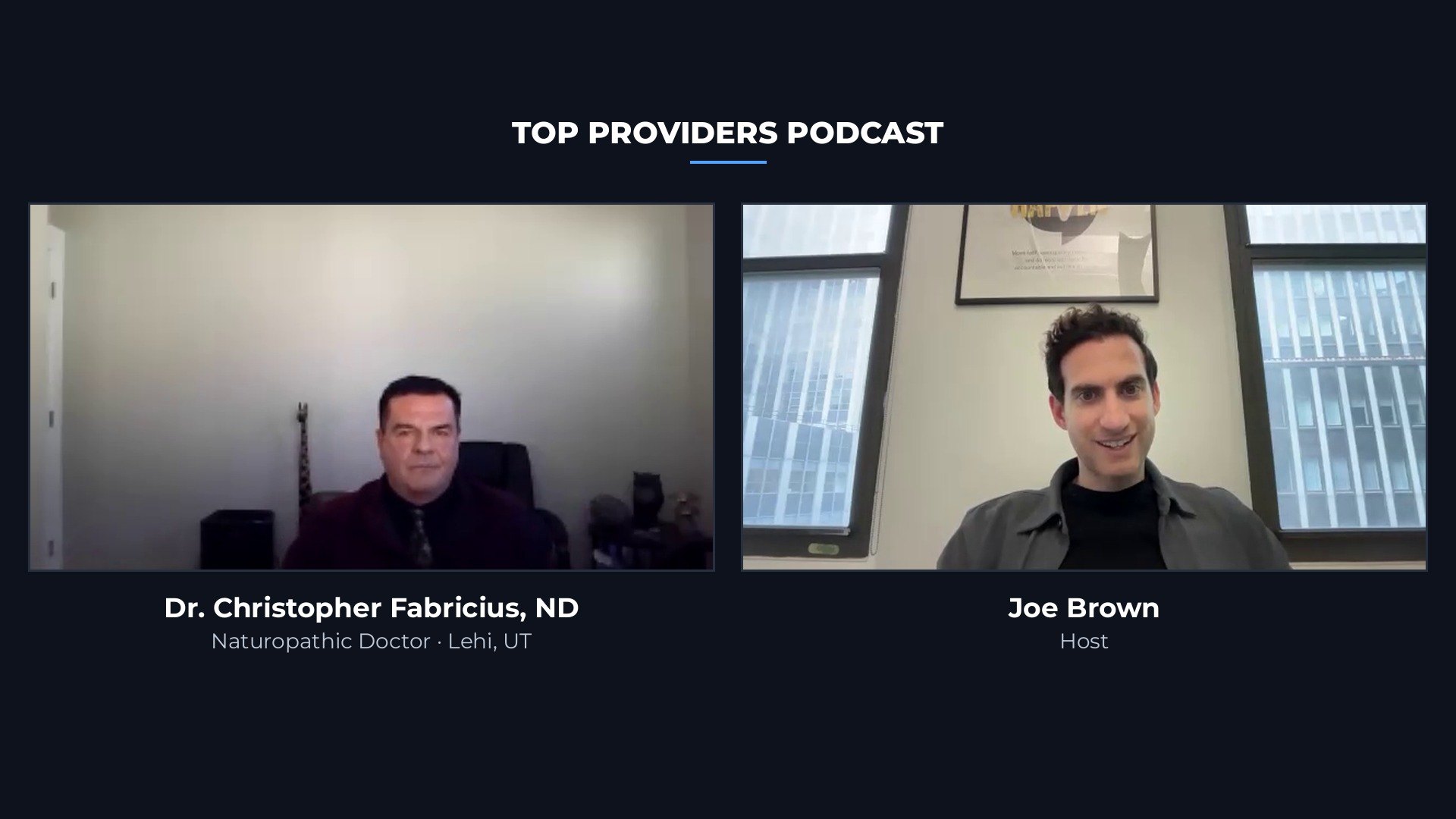 Why a First Visit With This Naturopathic Doctor Takes Six Hours | Dr. Christopher Fabricius, ND, with Dr. Christopher Fabricius, ND
